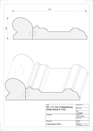 White Wood Türbekleidung # 1143