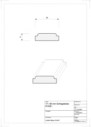 Kiefer Schlageleiste # 1426