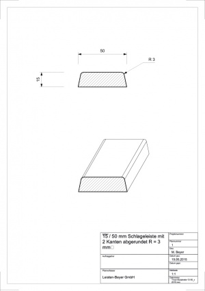 Kiefer Schlageleiste # 1430