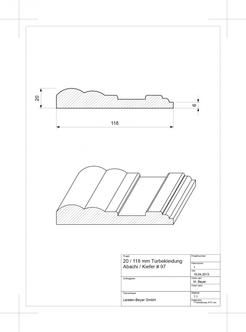 MDF Türbekleidung # 97