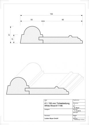 White Wood Türbekleidung # 1146